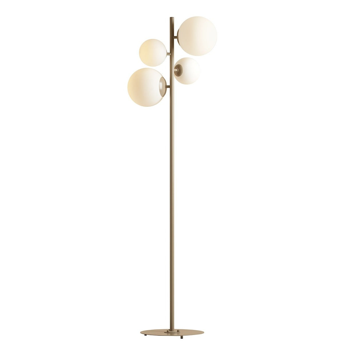 Aldex Lampa Stojąca Bloom Beige - Metal / szkło - Beżowy 1091A17