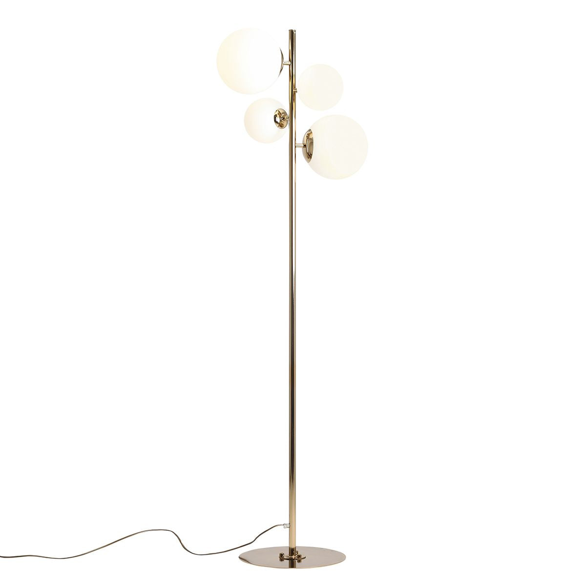 Aldex Lampa Stojąca Bloom Gold - Metal / szkło - Złoty 1091A30