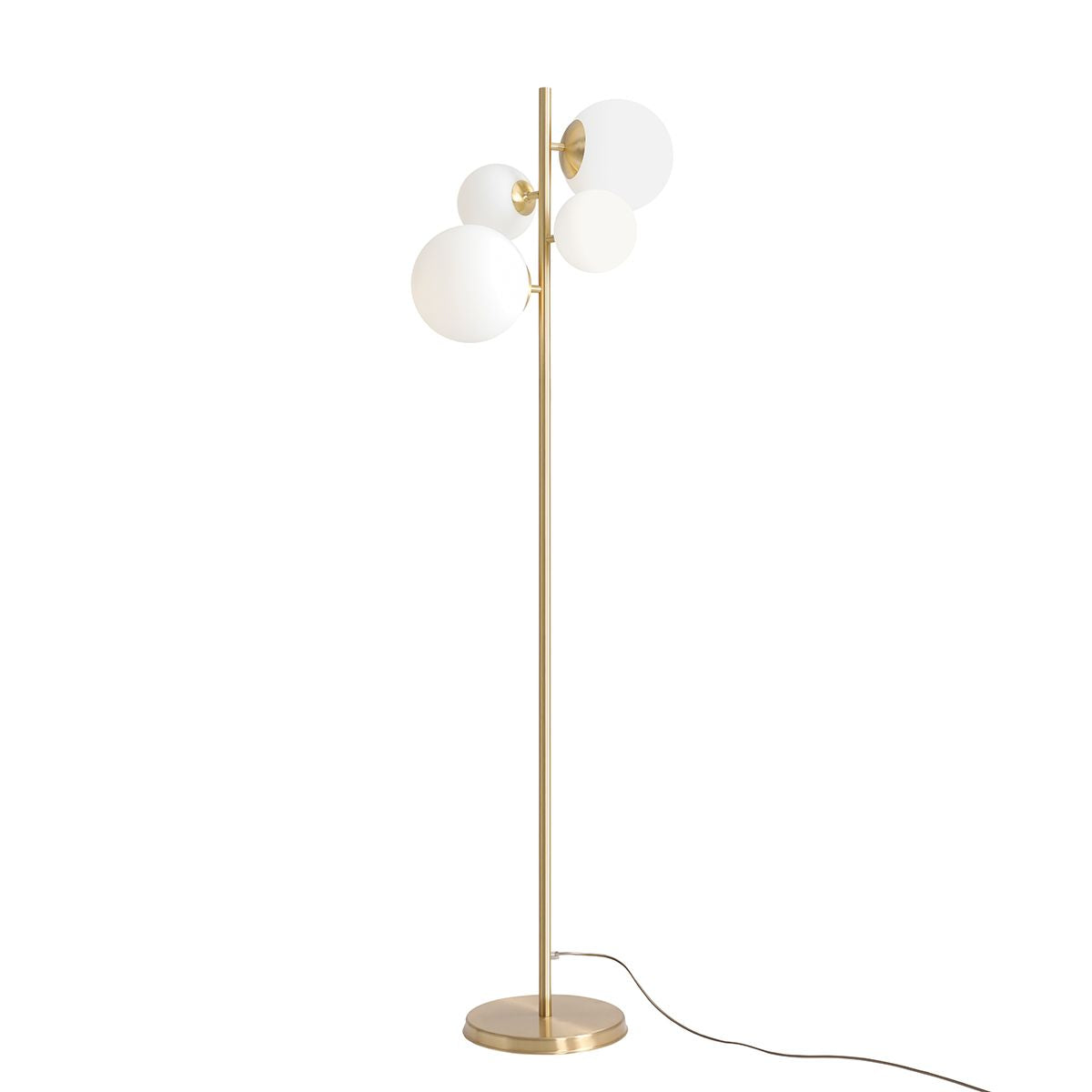 Aldex Lampa Stojąca Bloom Brass - Metal / szkło - Mosiądz 1091A40