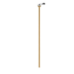 Nowodvorski Lampa downlights podtynkowa LASER 1100 10W only LED 50/60Hz - Stal lakierowana - Satynowy złoty 10921