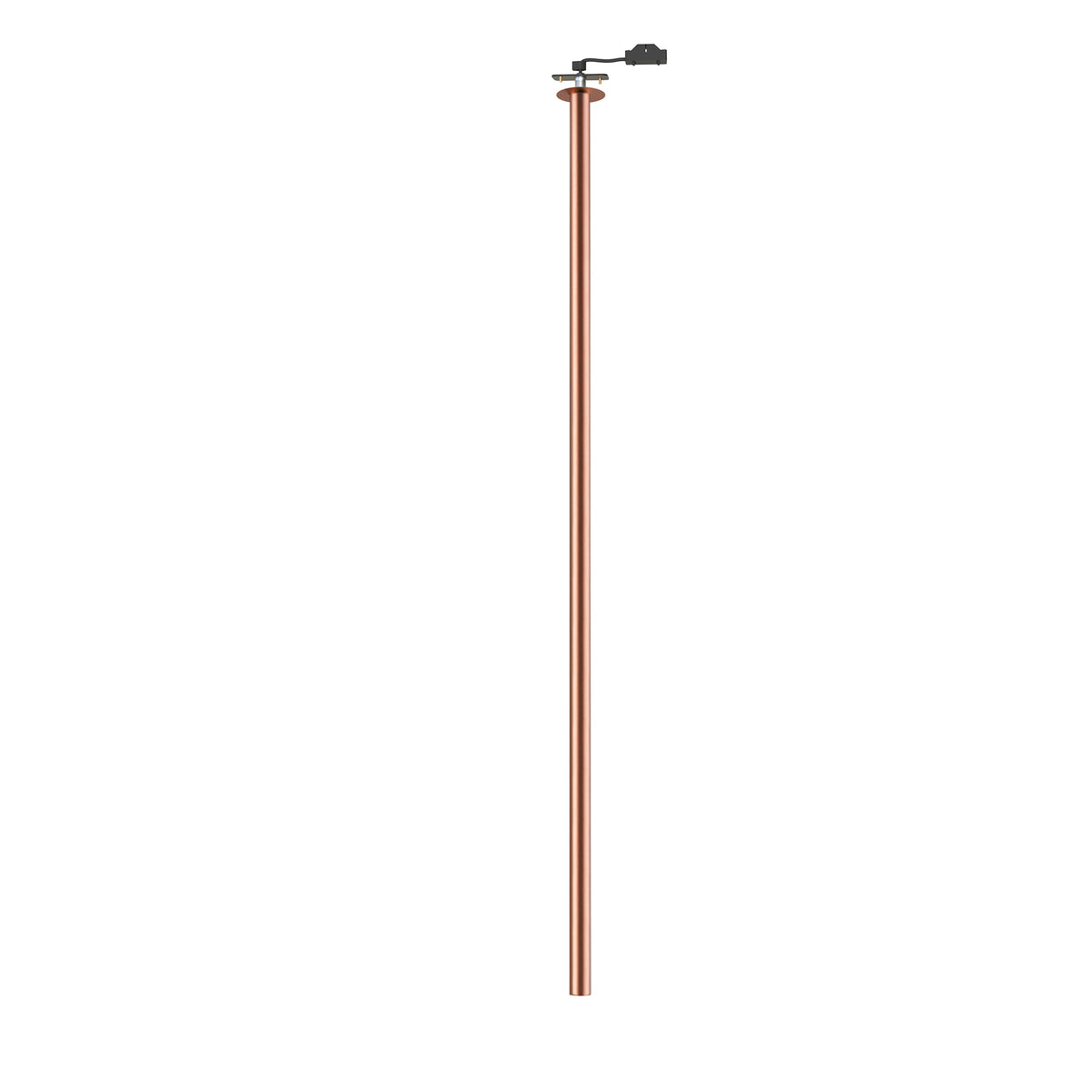 Nowodvorski Lampa downlights podtynkowa LASER 1100 10W only LED 50/60Hz - Stal lakierowana - Satynowa miedź 10922 - lampa włączona