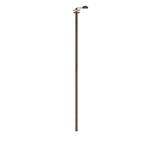 Nowodvorski Lampa downlights podtynkowa LASER 1100 10W only LED 50/60Hz - Stal lakierowana - Satynowy czekoladowy 10923