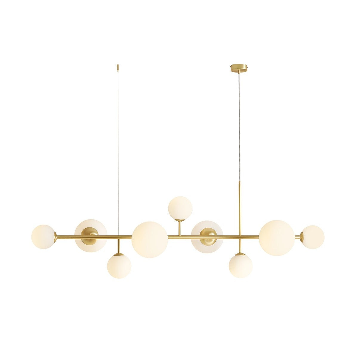 Aldex Lampa Wisząca Dione 9 Brass - Metal / szkło - Mosiądz 1092N40