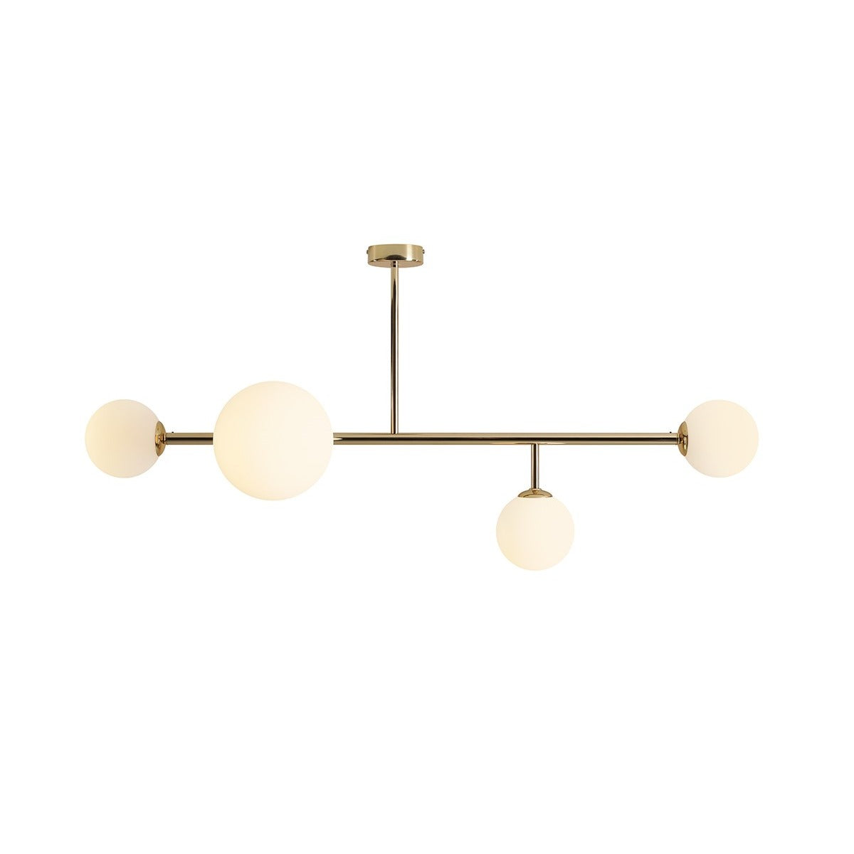 Aldex Plafon Dione 4 Gold - Metal / szkło - Złoty 1092PL_L30