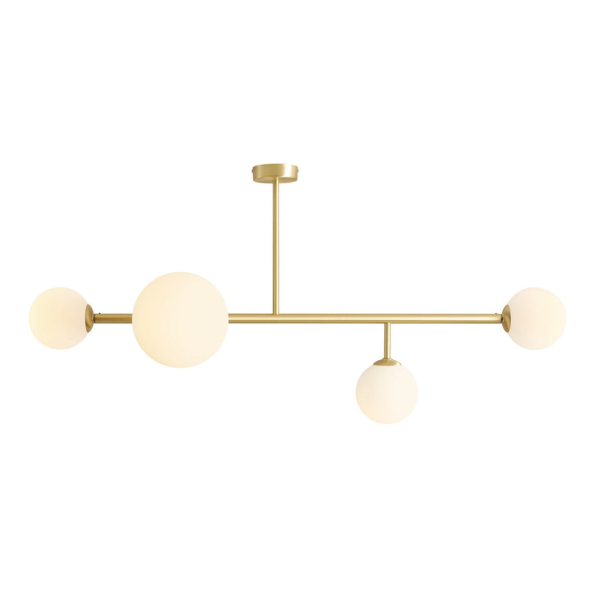Aldex Plafon Dione 4 Brass - Metal / szkło - Mosiądz 1092PL_L40