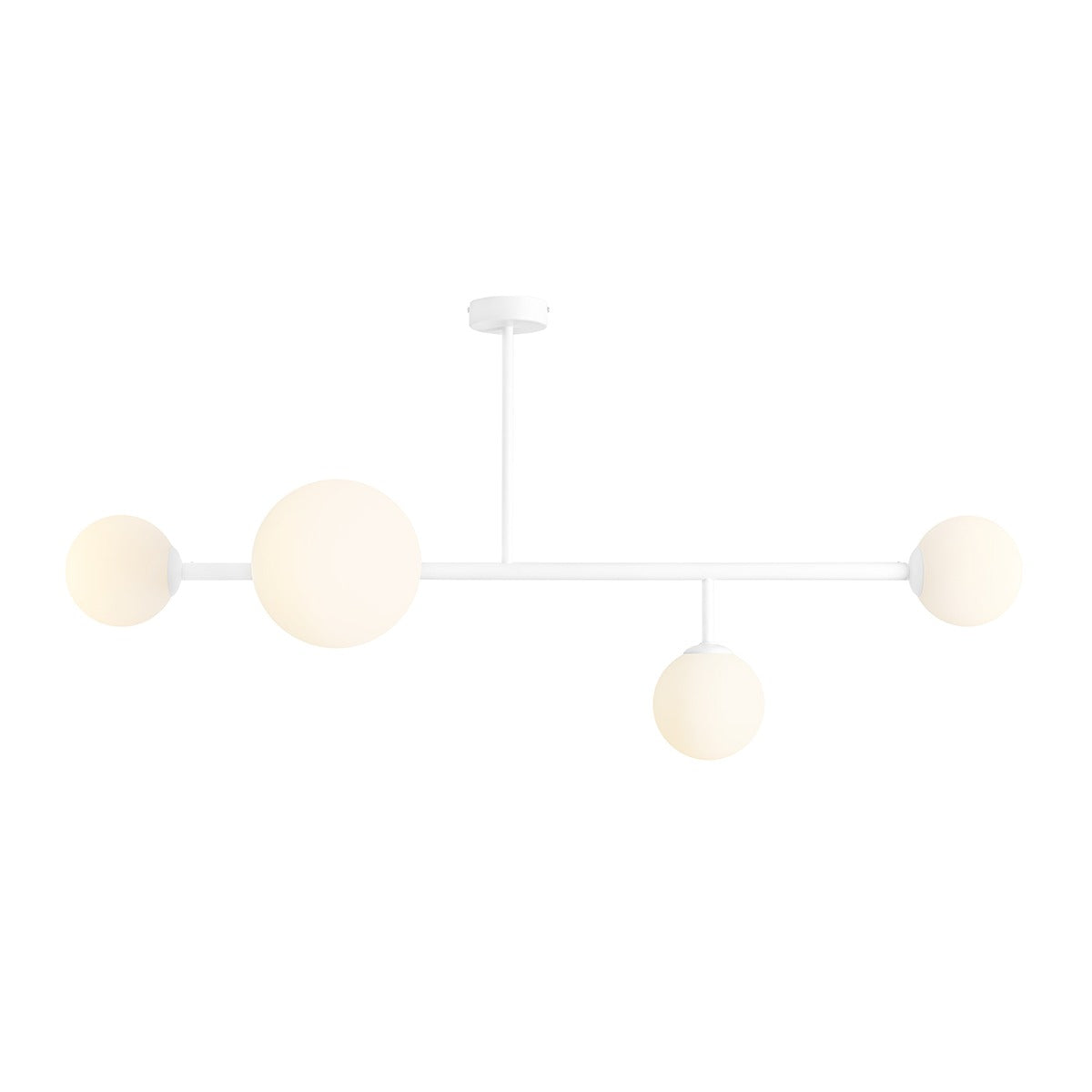 Aldex Plafon Dione 4 White - Metal / szkło - Biały 1092PL_L