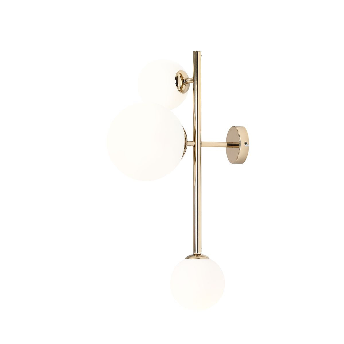 Aldex Kinkiet Dione 3 Gold - Metal / szkło - Złoty 1092Y30