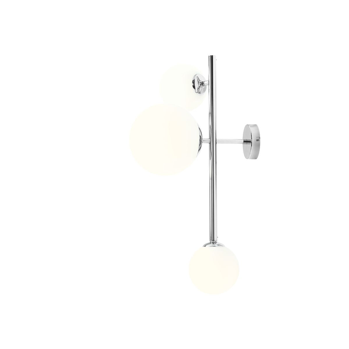 Aldex Kinkiet Dione 3 Chrome - Metal / szkło - Chrom 1092Y4