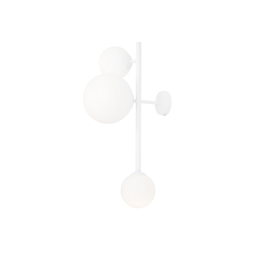 Aldex Kinkiet Dione 3 White - Metal / szkło - Biały 1092Y