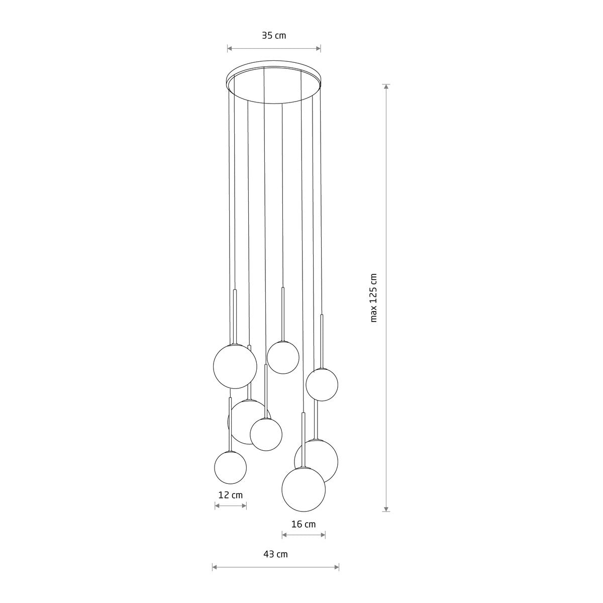 Nowodvorski Lampa wisząca KARO 12W only LED 50/60Hz - Stal lakierowana - Czarny IV 10934