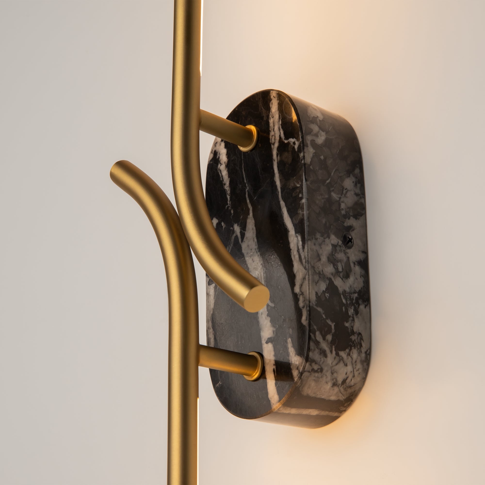 Maytoni Kinkiet Renaissance - Metal + marmur - Czarny MOD256WL-L5BS3K3