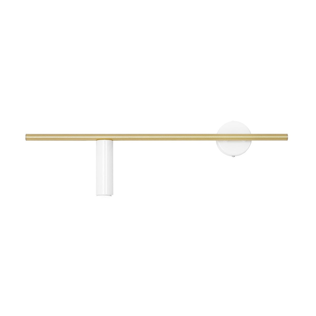 Aldex Kinkiet Trevo White Brass (Left) - Metal - Biały 1097C40