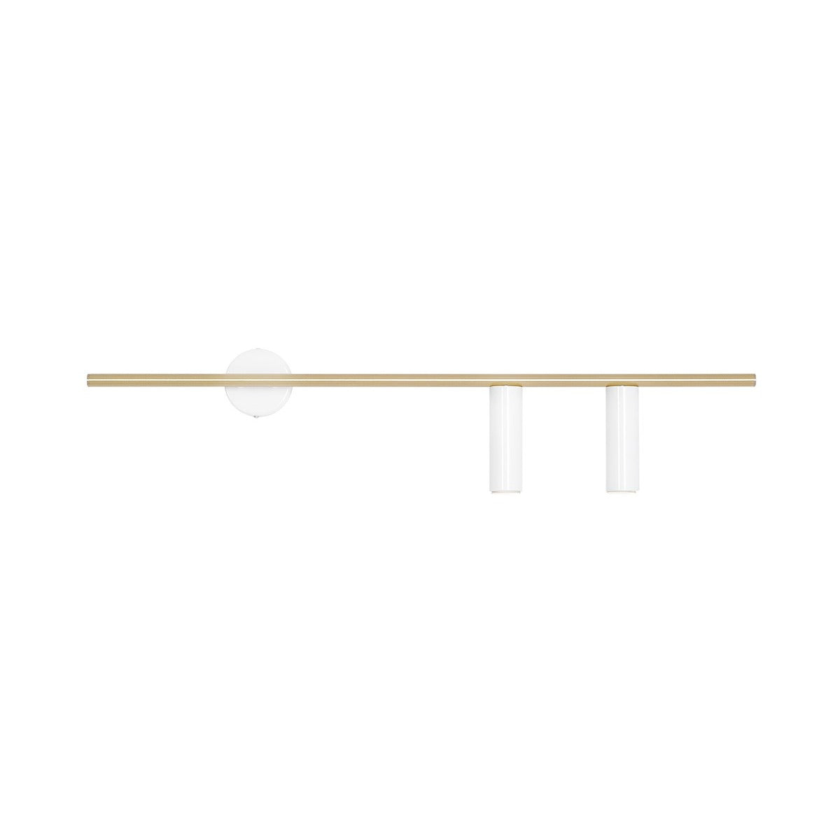 Aldex Kinkiet Trevo 2 White Brass (Right) - Metal - Biały 1097D40_2