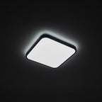 Nowodvorski Plafon AGNES SQUARE LED PRO 16W 220-230 50/60 IP44 - Stal lakierowana - Czarny 10984