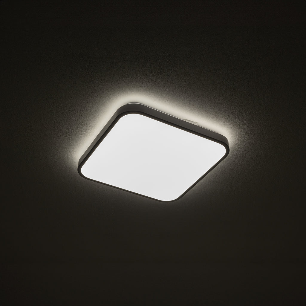 Nowodvorski Plafon AGNES SQUARE LED PRO 16W 220-230 50/60 IP44 - Stal lakierowana - Biały 10989