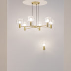 Maytoni Lampa wisząca Vision - Aluminium - Złoty MOD411PL-06G