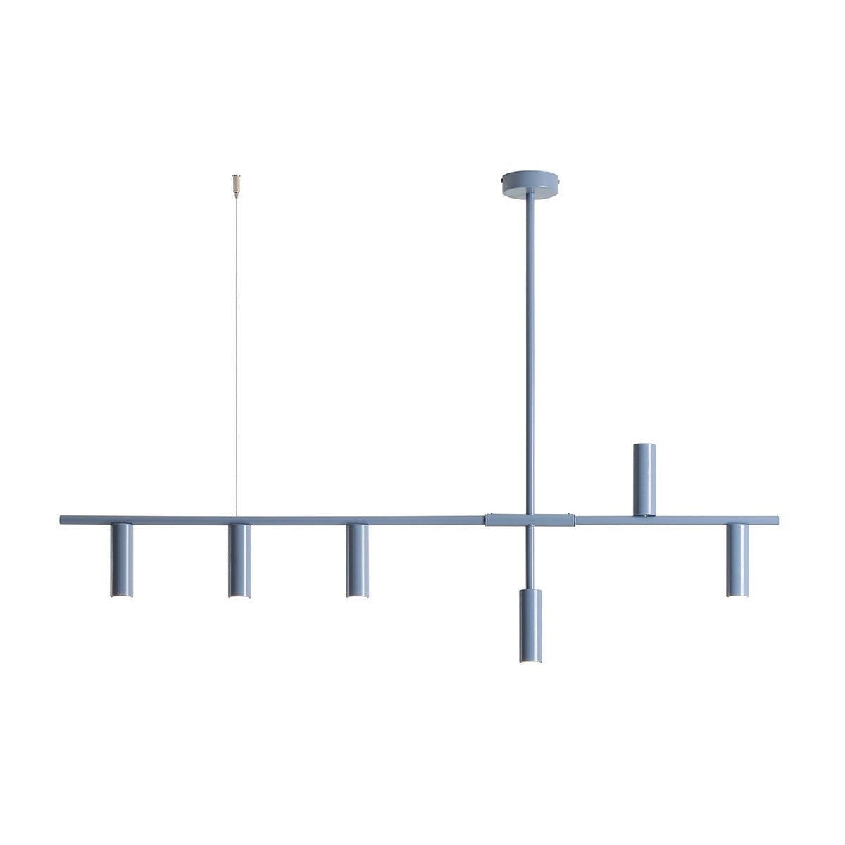 Aldex Lampa Wisząca Trevo 6 Dusty Blue - Metal - Zgaszony Błękit 1104K16
