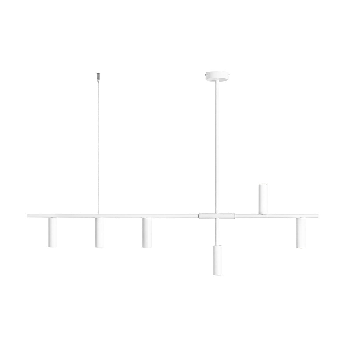 Aldex Lampa Wisząca Trevo 6 All White - Metal - Biały 1104K