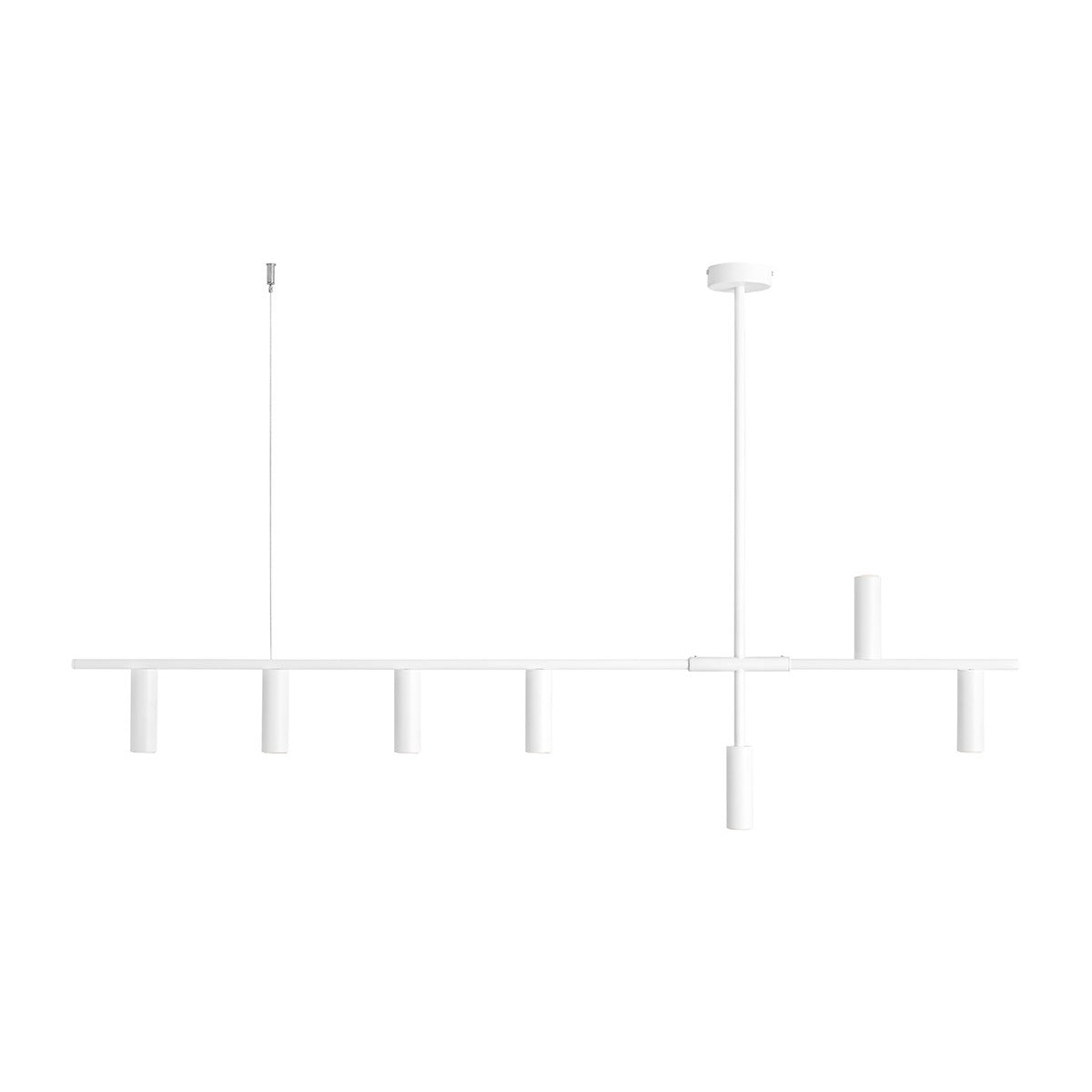 Aldex Lampa Wisząca Trevo 7 All White - Metal - Biały 1104T