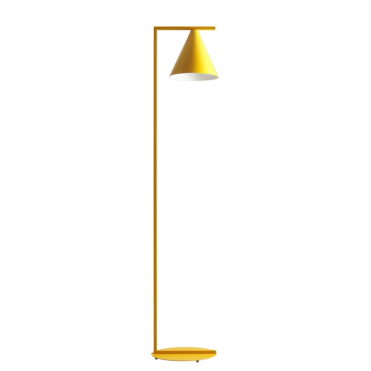 Aldex Lampa Stojąca Form Mustard - Metal - Musztardowy 1108A14