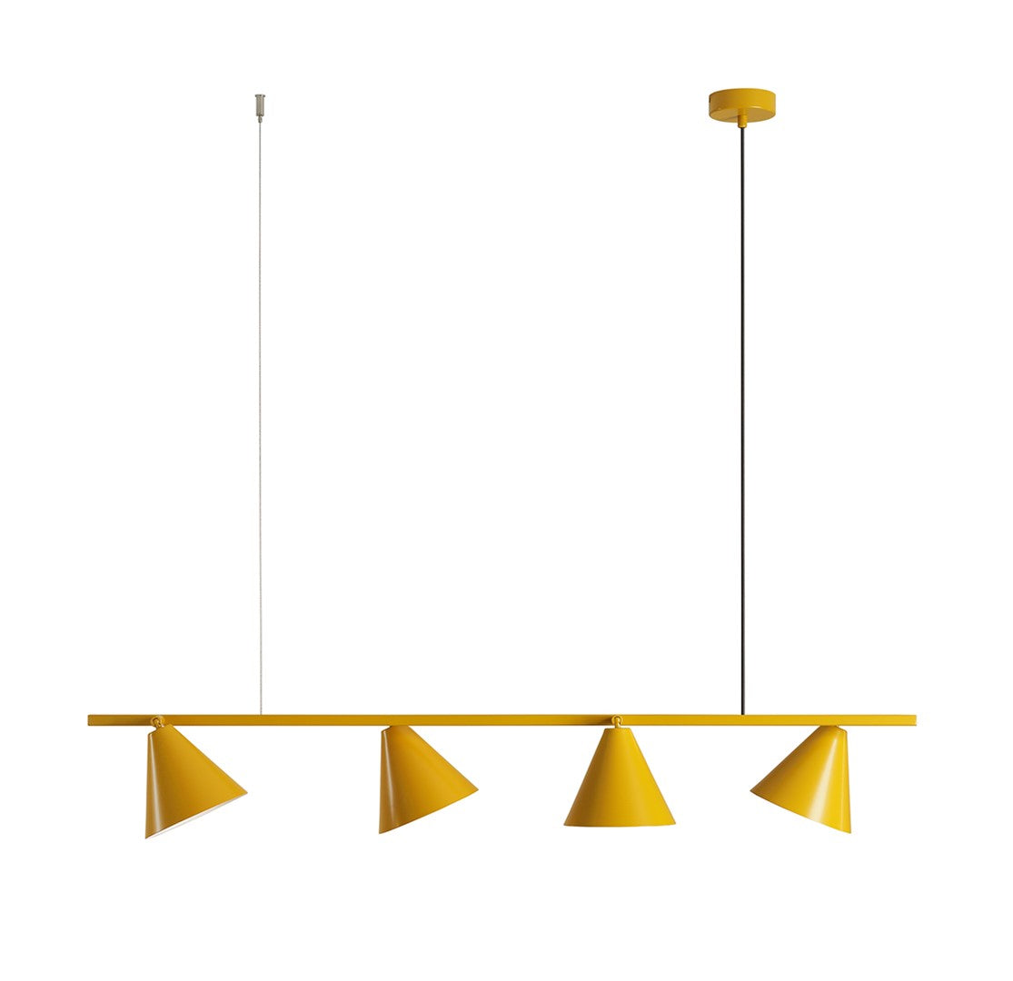 Aldex Lampa Wisząca Form 4 Mustard - Metal - Musztardowy 1108L14