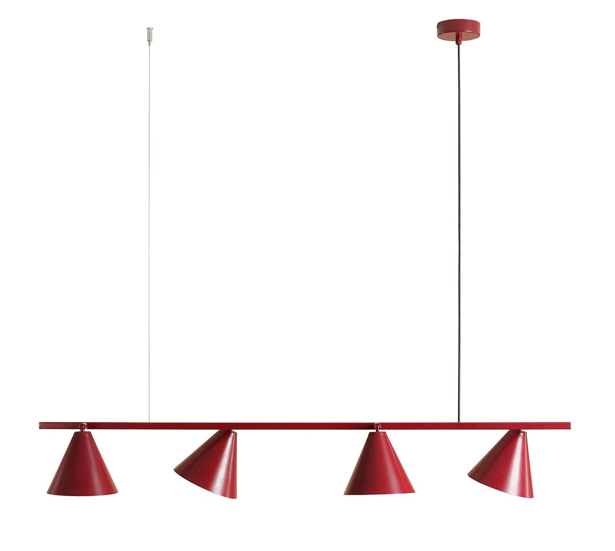 Aldex Lampa Wisząca Form 4 Red Wine - Metal - Bordowy 1108L15