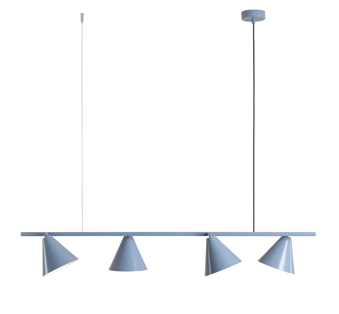 Aldex Lampa Wisząca Form 4 Dusty Blue - Metal - Zgaszony Błękit 1108L16