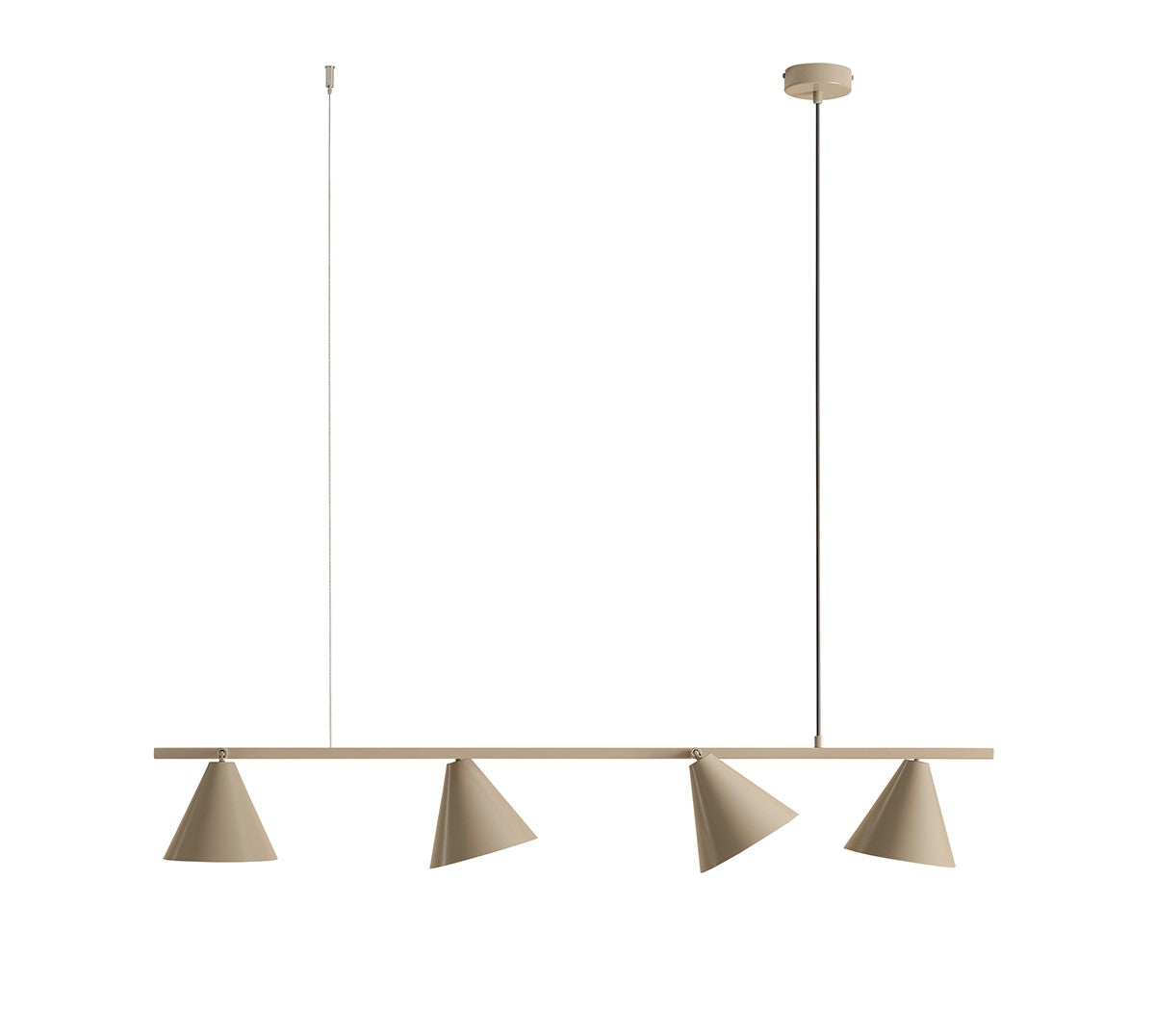 Aldex Lampa Wisząca Form 4 Beige - Metal - Beżowy 1108L17