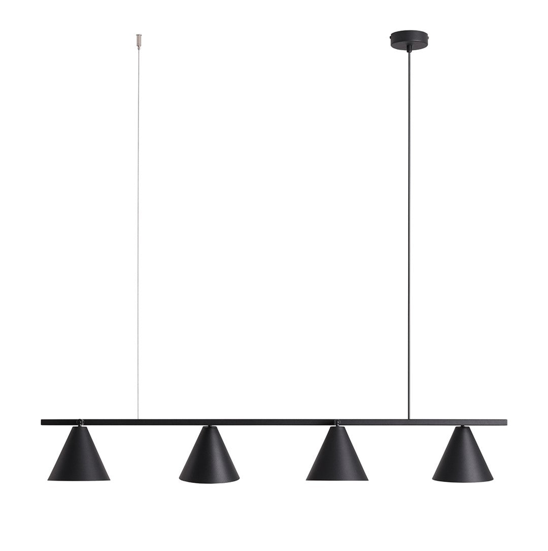 Aldex Lampa Wisząca Form 4 Black - Metal - Czarny 1108L1