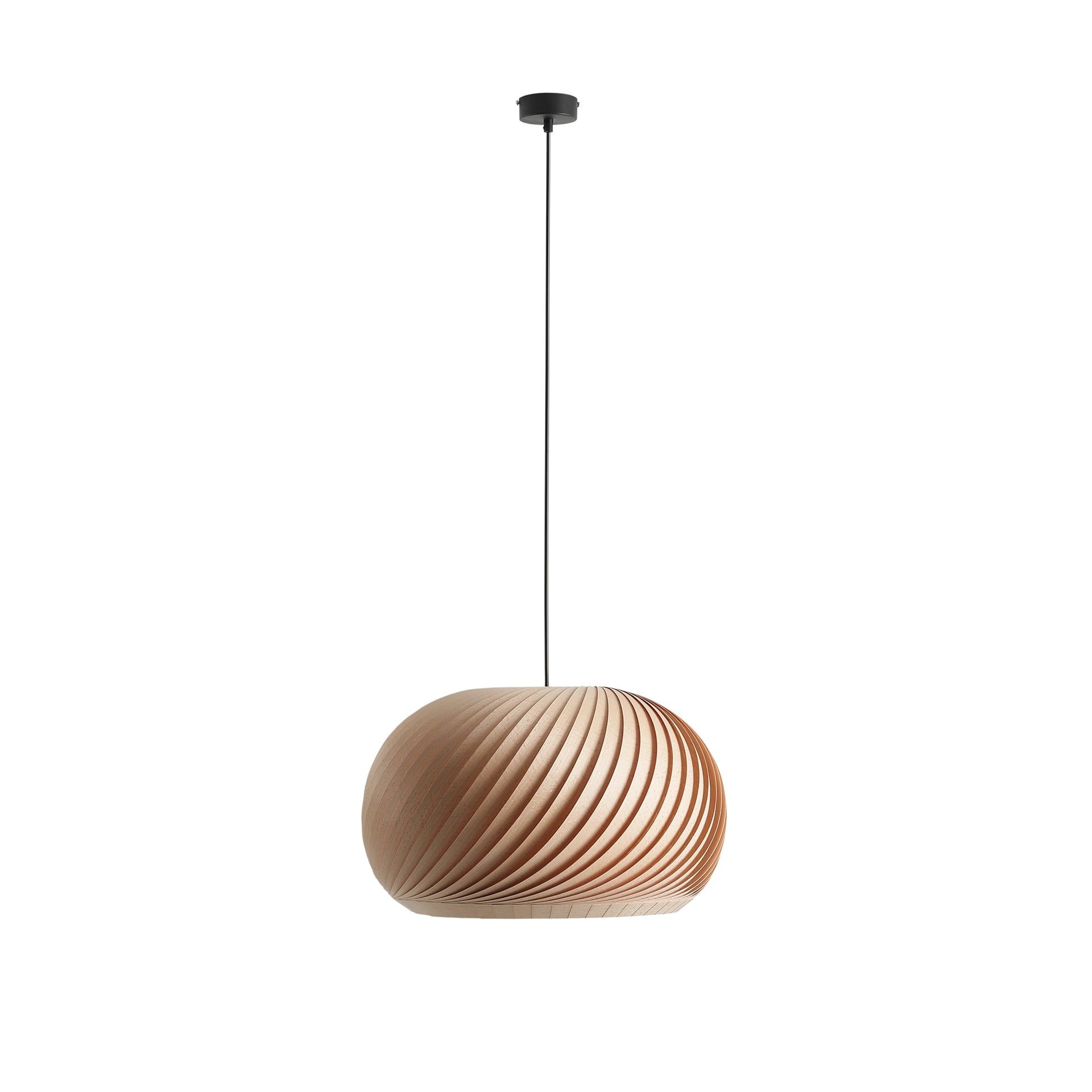 Aldex Lampa Wisząca Nature Dark L - Metal / drewno - Naturalny 1110G_L