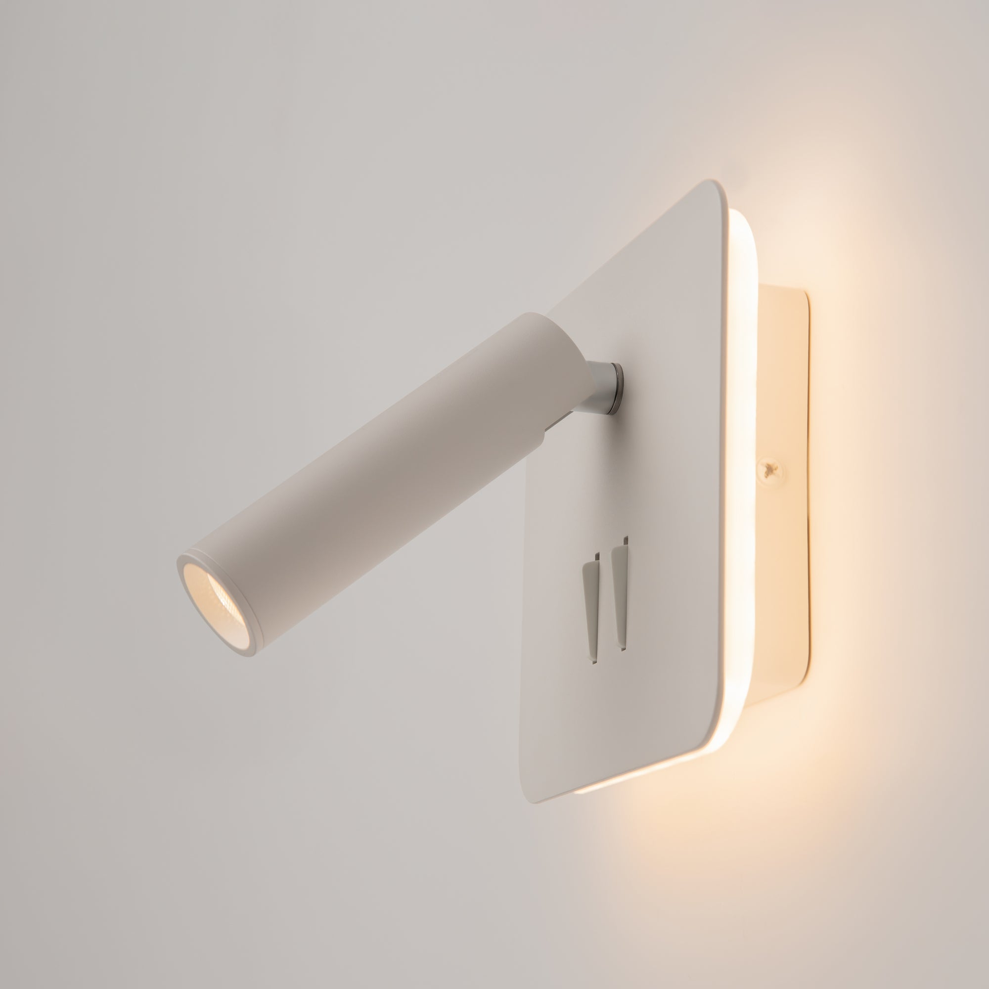 Maytoni Kinkiet Ios 176 - Aluminium - Biały C175-WL-01-6W-W