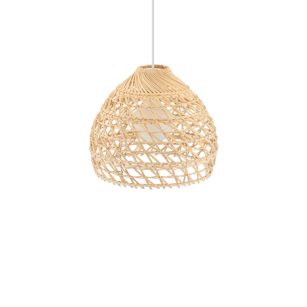 Nowodvorski Lampa wisząca BOHO S 25W only LED 50/60Hz - Rattan - Naturalne drewno