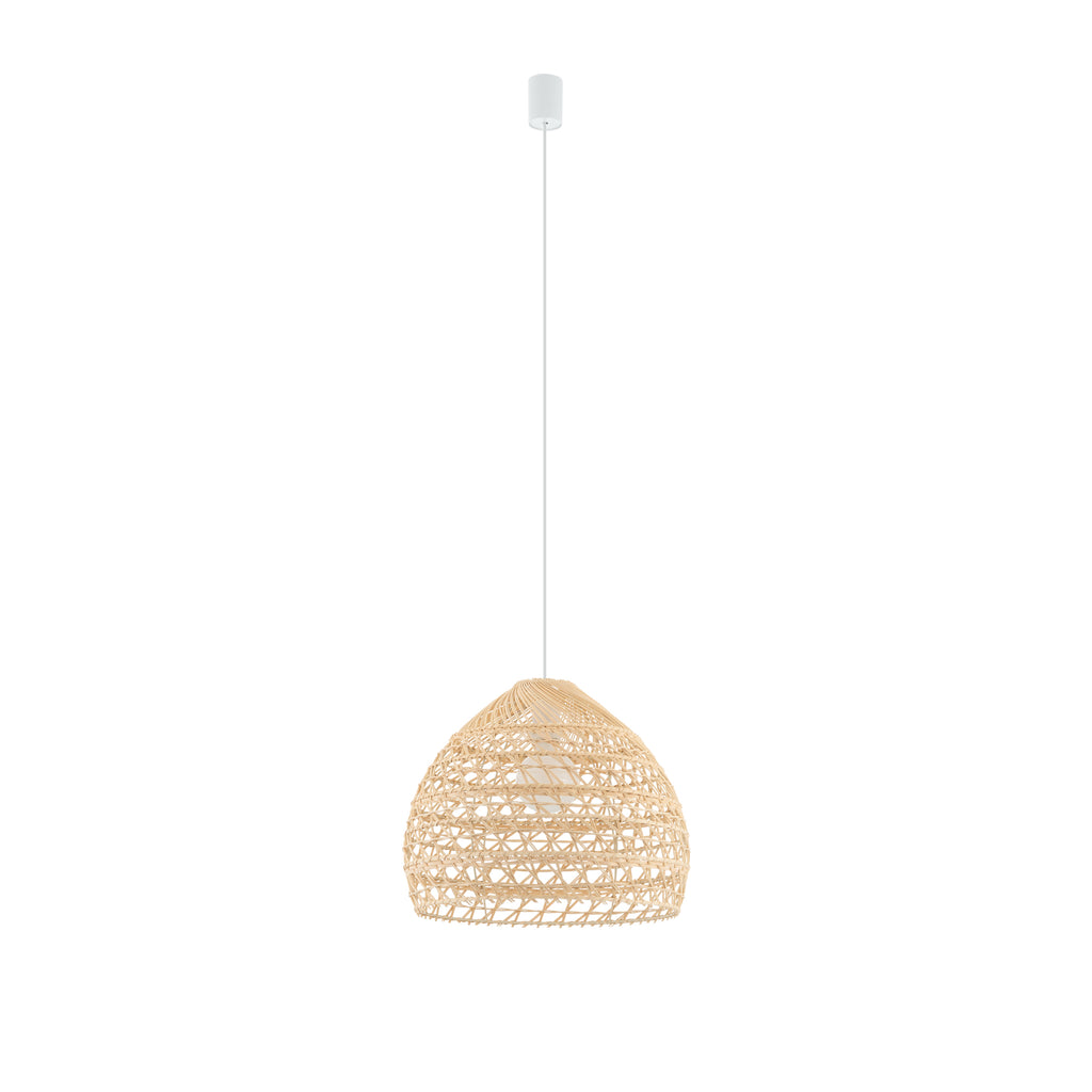 Nowodvorski Lampa wisząca BOHO S 25W only LED 50/60Hz - Rattan - Naturalne drewno