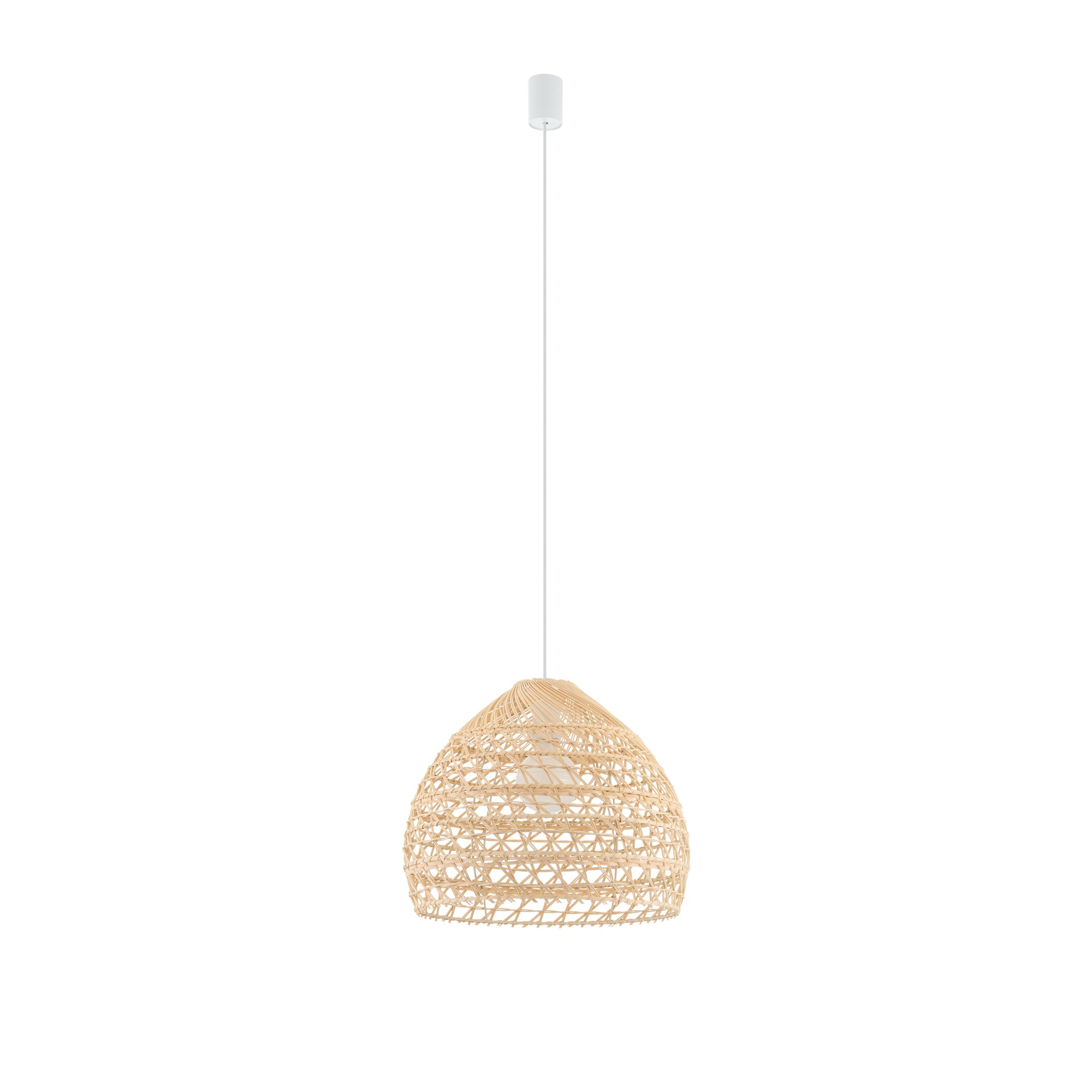 Nowodvorski Lampa wisząca BOHO S 25W only LED 50/60Hz - Rattan - Naturalne drewno