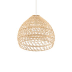 Nowodvorski Lampa wisząca BOHO M 25W only LED 50/60Hz - Rattan - Naturalne drewno