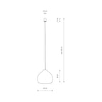 Nowodvorski Lampa wisząca BOHO M 25W only LED 50/60Hz - Rattan - Naturalne drewno 11151