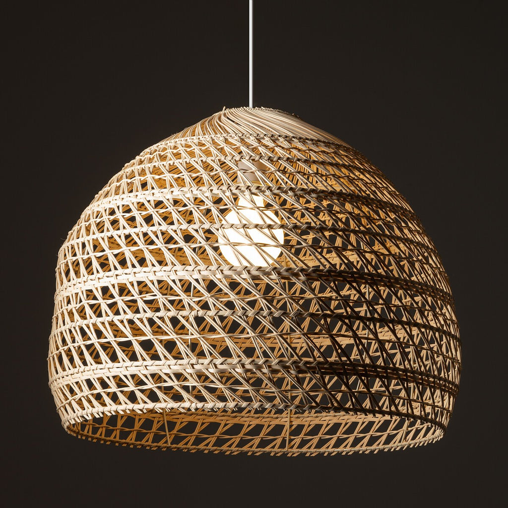 Nowodvorski Lampa wisząca BOHO L 25W only LED 50/60Hz - Rattan - Naturalne drewno 11152