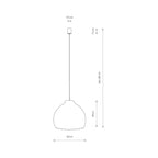 Nowodvorski Lampa wisząca BOHO L 25W only LED 50/60Hz - Rattan - Naturalne drewno 11152