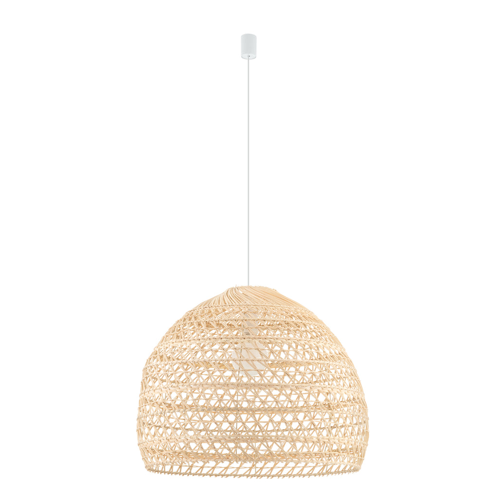 Nowodvorski Lampa wisząca BOHO L 25W only LED 50/60Hz - Rattan - Naturalne drewno