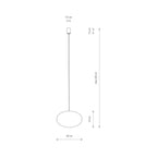 Nowodvorski Lampa wisząca RATTAN S 25W only LED 50/60Hz - Rattan - Naturalne drewno 11153