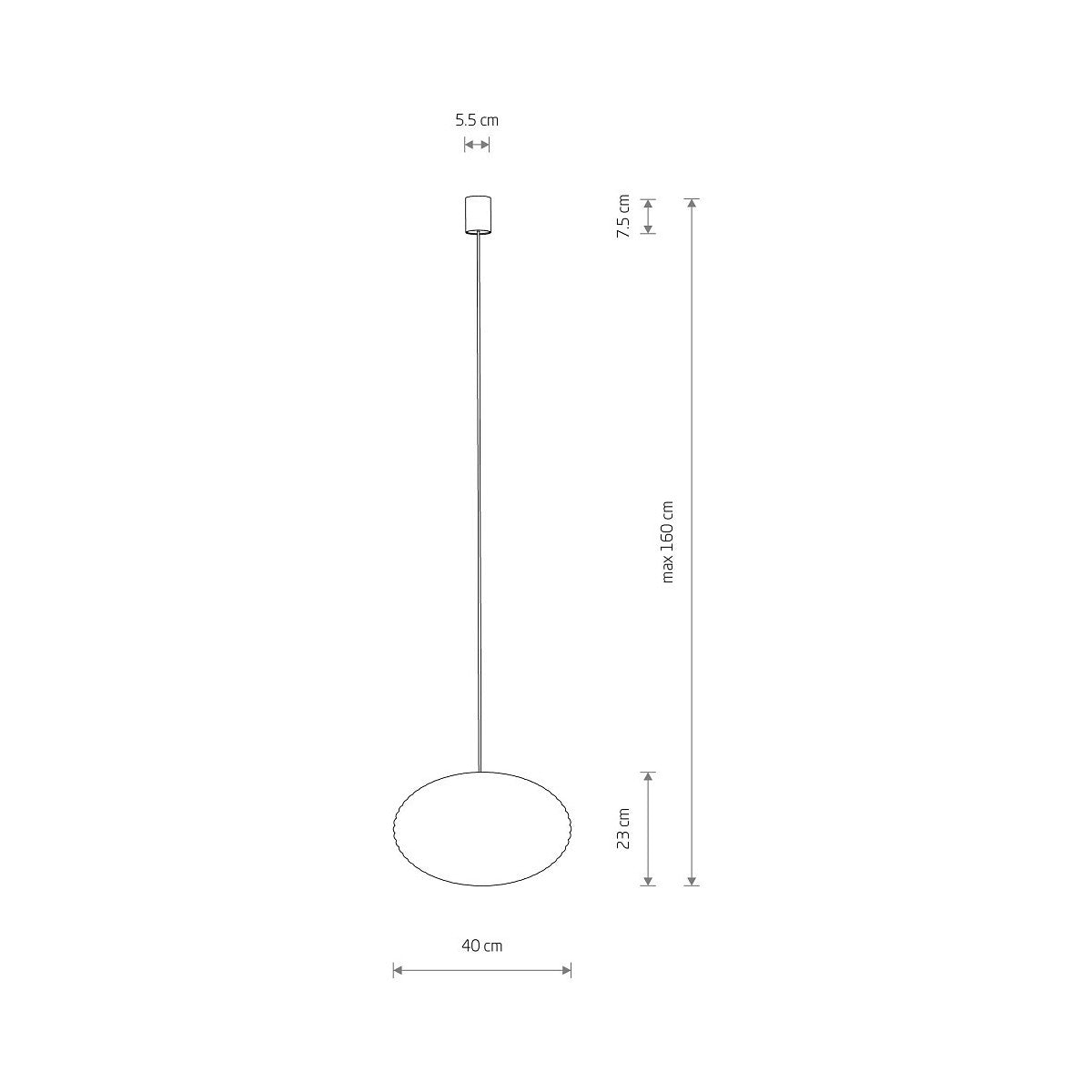 Nowodvorski Lampa wisząca RATTAN S 25W only LED 50/60Hz - Rattan - Naturalne drewno 11153