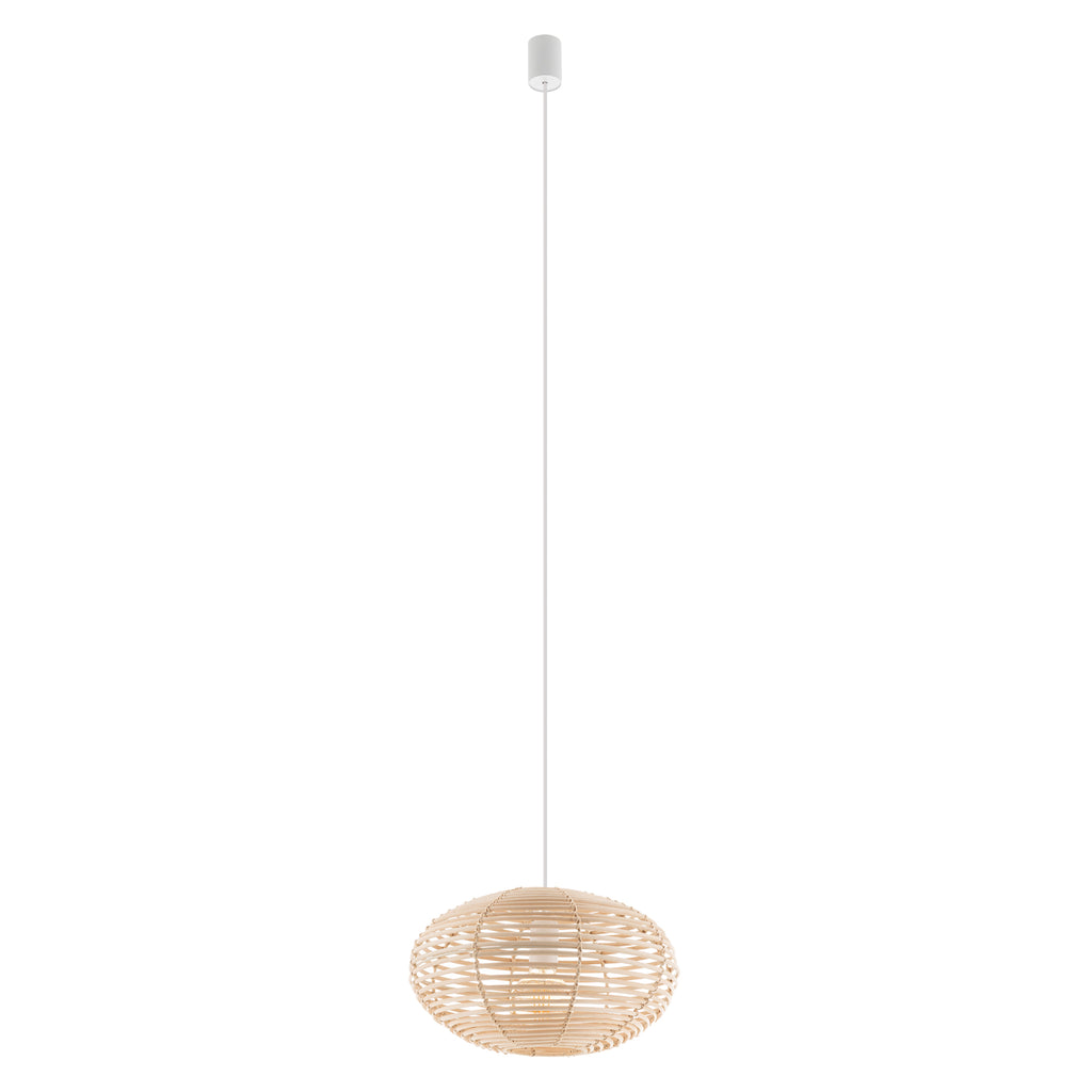 Nowodvorski Lampa wisząca RATTAN S 25W only LED 50/60Hz - Rattan - Naturalne drewno