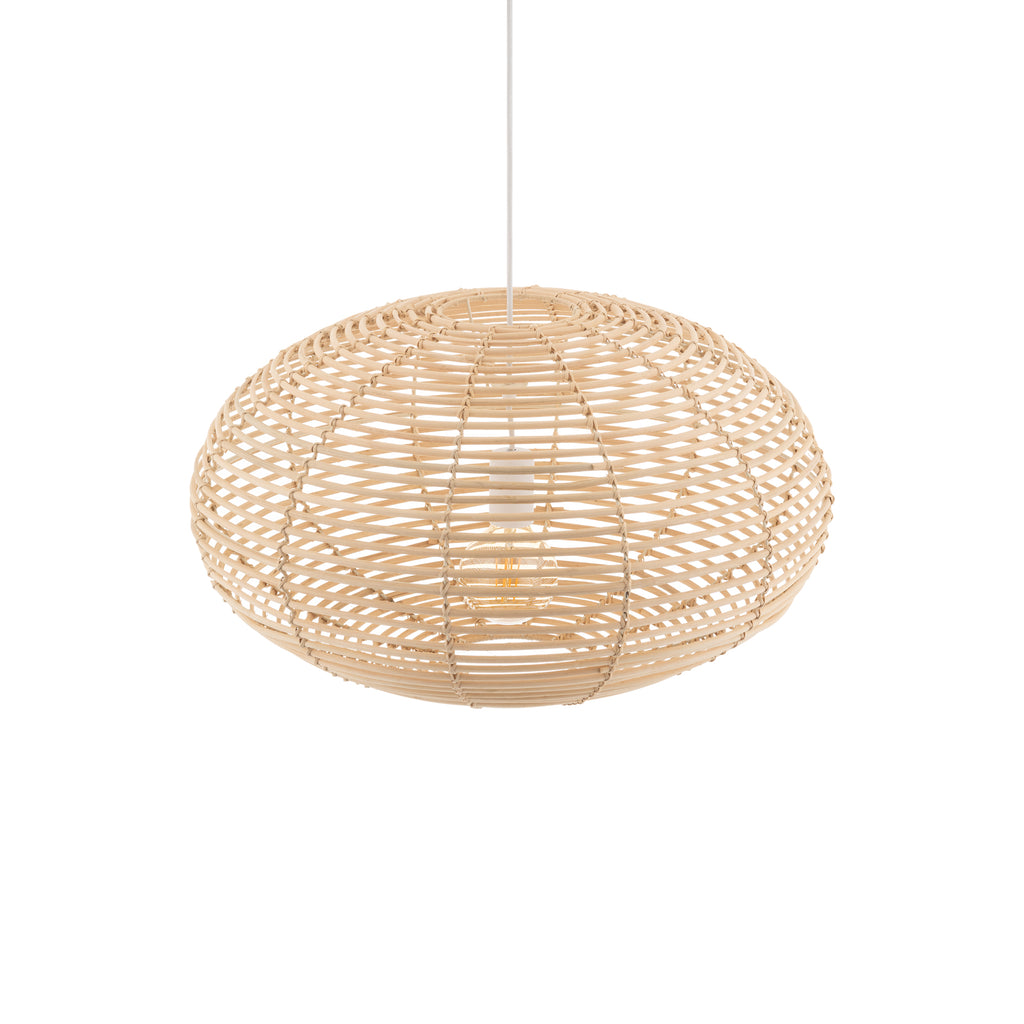 Nowodvorski Lampa wisząca RATTAN M 25W only LED 50/60Hz - Rattan - Naturalne drewno