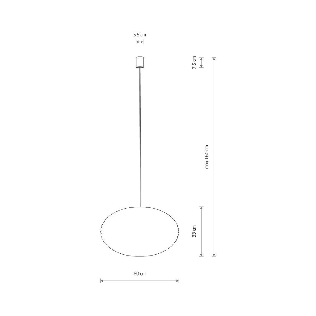 Nowodvorski Lampa wisząca RATTAN M 25W only LED 50/60Hz - Rattan - Naturalne drewno 11154