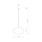 Nowodvorski Lampa wisząca RATTAN M 25W only LED 50/60Hz - Rattan - Naturalne drewno 11154