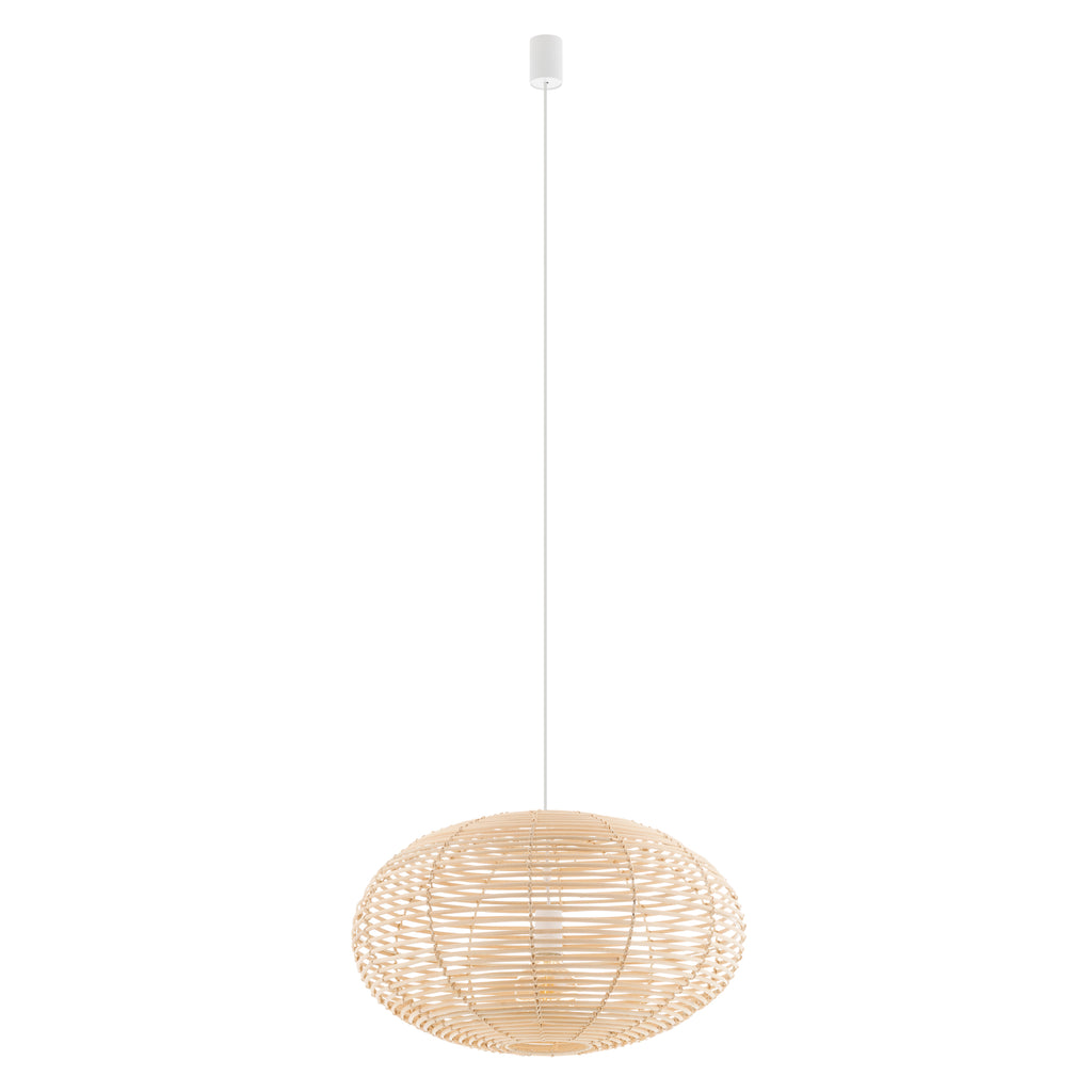 Nowodvorski Lampa wisząca RATTAN M 25W only LED 50/60Hz - Rattan - Naturalne drewno