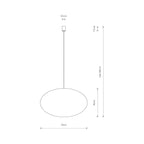 Nowodvorski Lampa wisząca RATTAN L 25W only LED 50/60Hz - Rattan - Naturalne drewno 11155