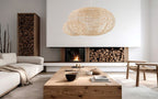 Nowodvorski Lampa wisząca RATTAN L 25W only LED 50/60Hz - Rattan - Naturalne drewno 11155
