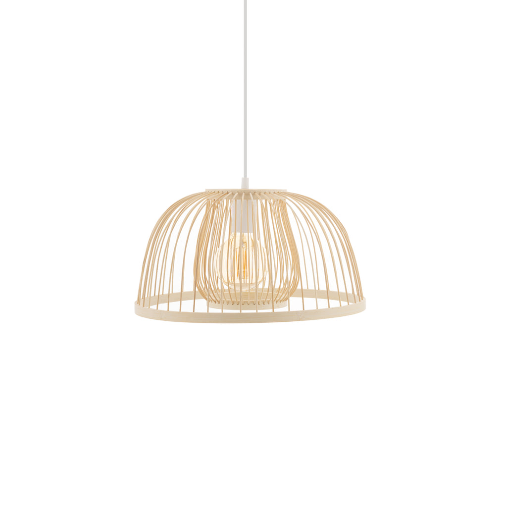 Nowodvorski Lampa wisząca KRABI 25W only LED 50/60Hz - Bambus - Naturalne drewno