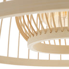 Nowodvorski Lampa wisząca KRABI 25W only LED 50/60Hz - Bambus - Naturalne drewno